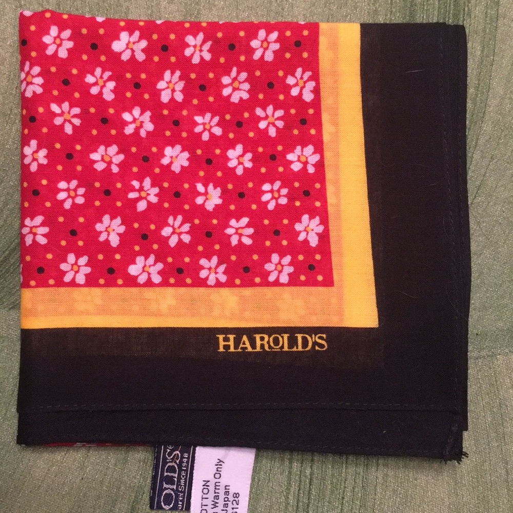 Colorful ladies scarf.